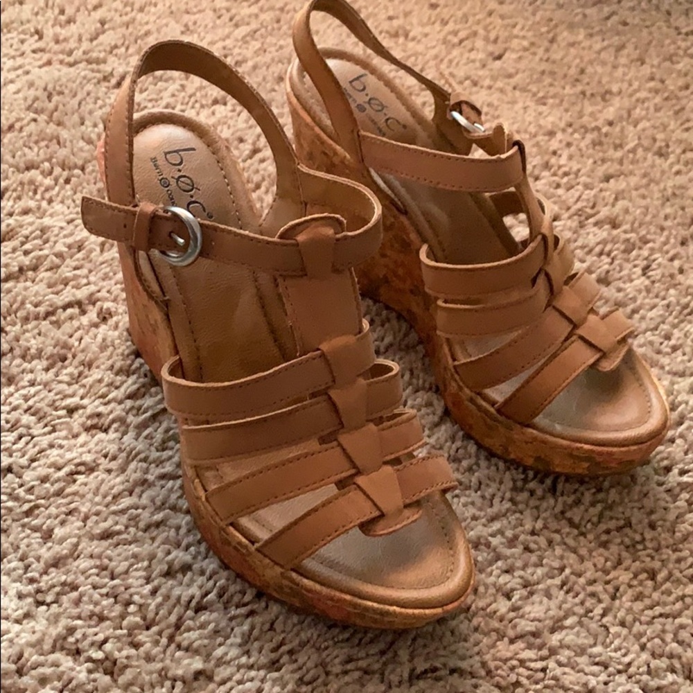 Tan wedges